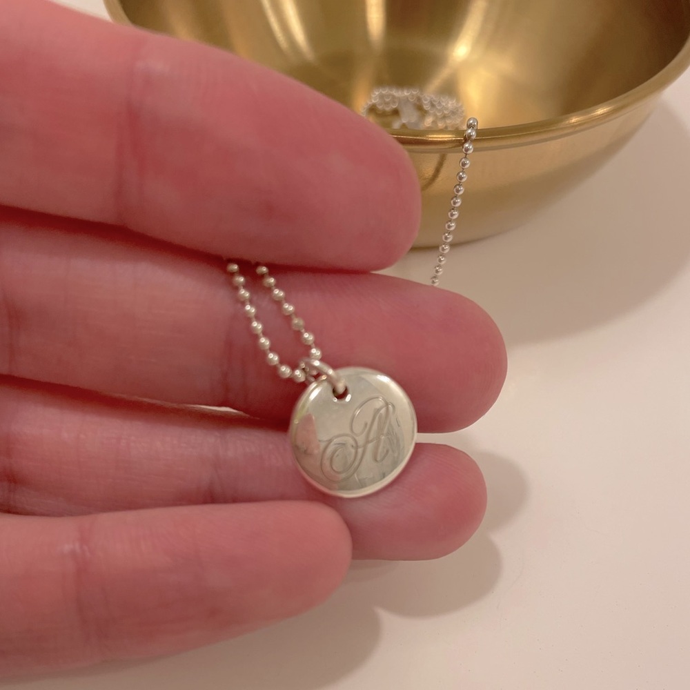 Monogram Tiffany necklace “A”